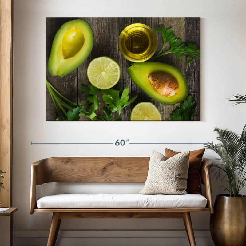 Yarlin Organic Avocados, 34" H x 51" W