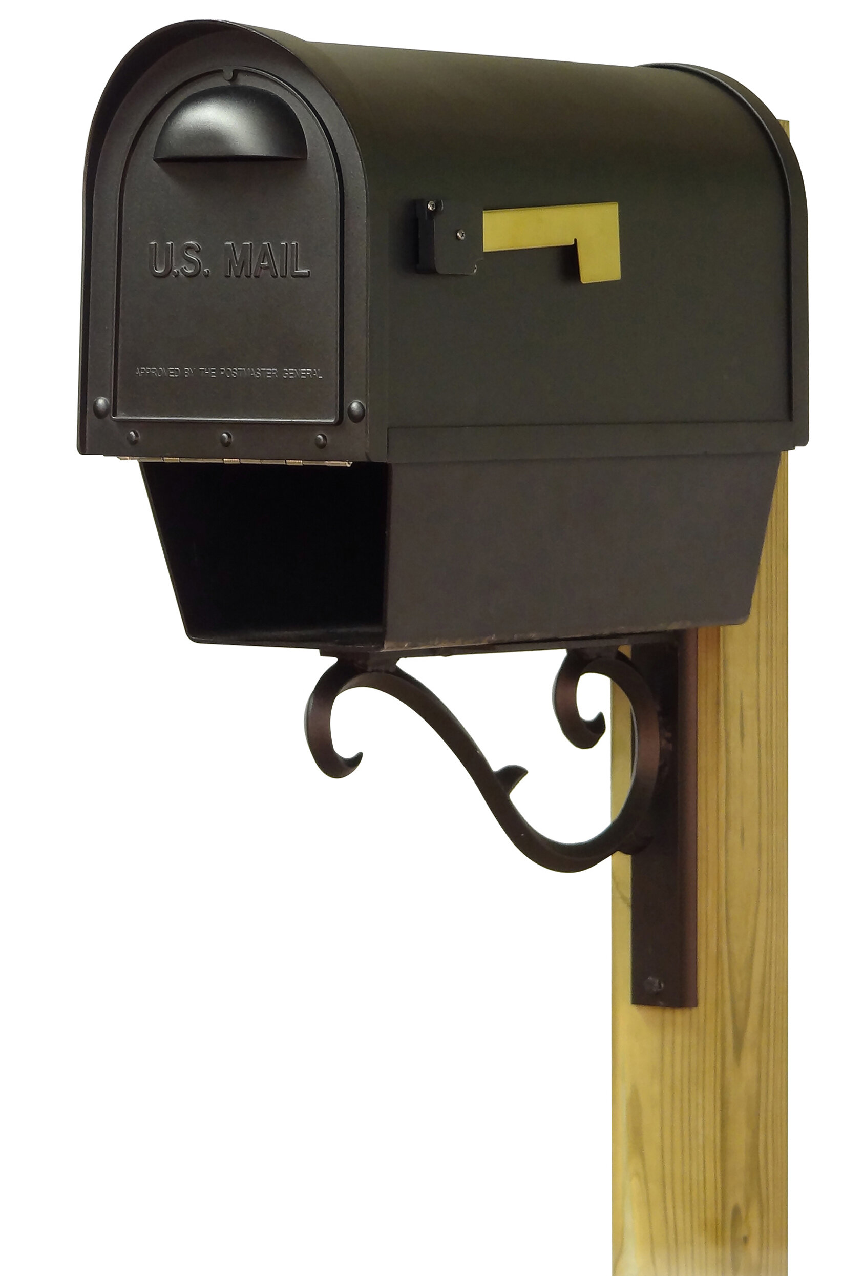 Special Lite Products Classic Curbside Post Mounted Mailbox Wayfair Canada