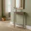 80cm Solid Wood Top Console Table-258544332