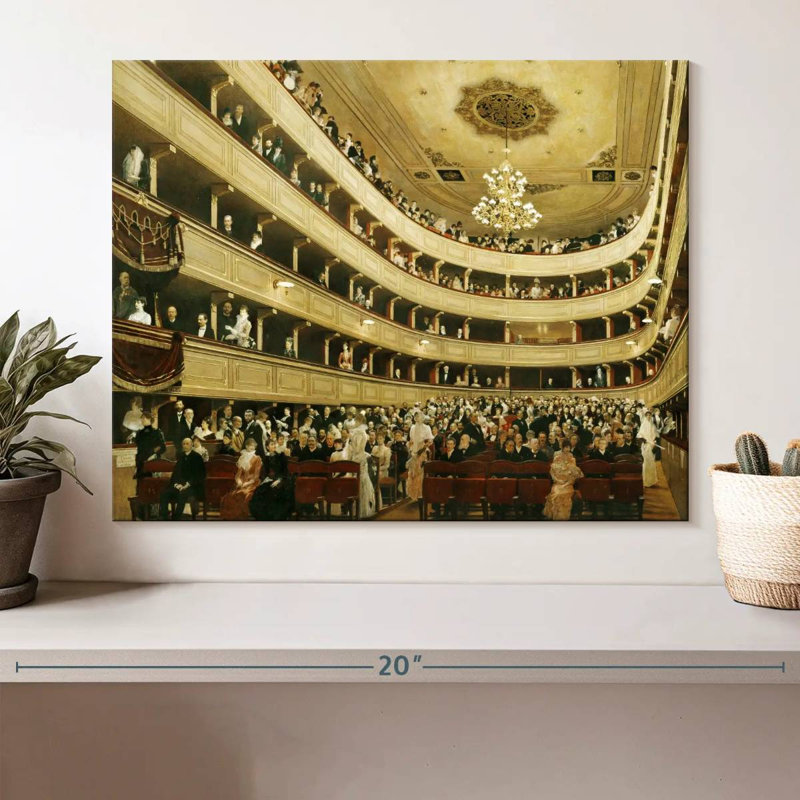 Salle de spectacle à l'Altes Burgtheater, H 12 po x l 15 po
