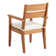 Adagio 4 - Person Rectangular Teak Outdoor Dining Set with Cushions