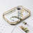 Vintage Metal Octagon Mirror Surface Tray (Rectangle)