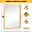 Miroir mural 36 po x 24 po