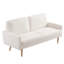 Velours, style salon moderne, construction chic 2 places,