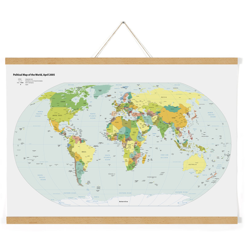 Cadre simple, Bois naturel, 18"