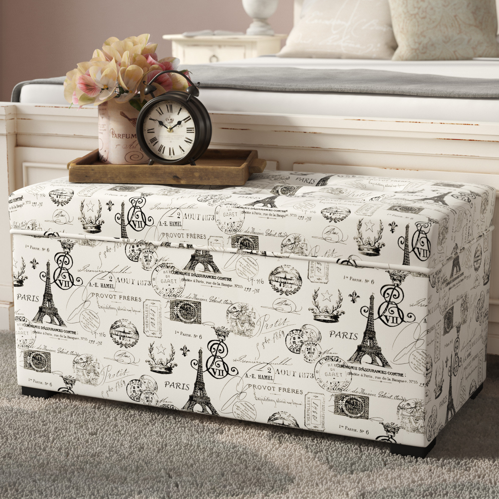 Ophelia & Co. Outten Upholstered Storage Bench & Reviews Wayfair Canada