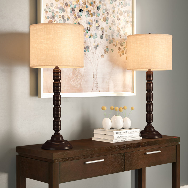 Sandhurst Metal Table Lamp, Beige, Oil Rubbed
