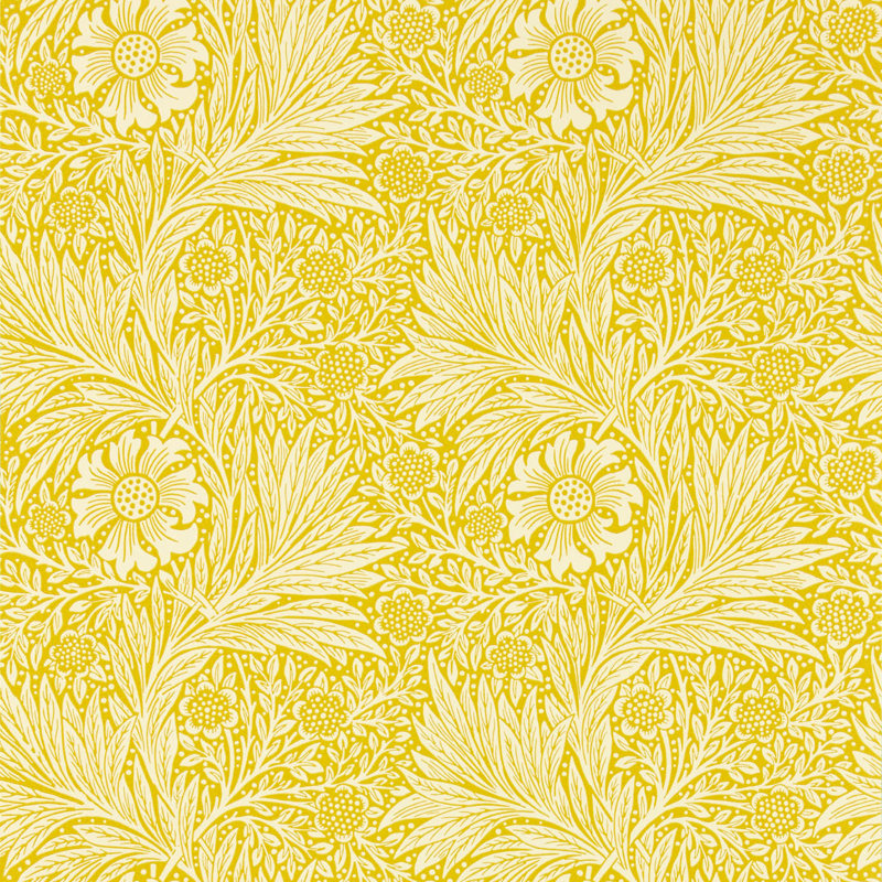 Marigold 10.05m x 52cm Matte Wallpaper Roll, Yellow
