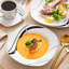 30 Piece Porcelain China Dinnerware Set, Service for 6