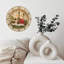 Christmas-Clock-With-Lit-Advent-Candles
