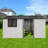 Metal sheds with window and sliding door-113549749