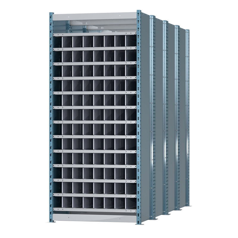 Étagère à tablettes treize-bin deep, L 36 po x P 96 po x H 87 po