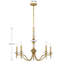  Lustre 5 lumières Champlain en laiton chaud-1835063483-1835063482