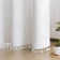 Clairece Geometric Tassels Shower Curtain with Snap-in Liner, No Hooks Required