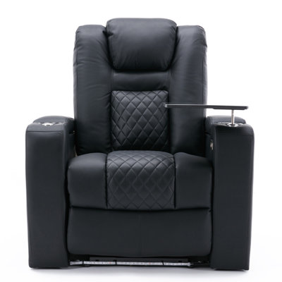 Yacine Broadway Cinema Recliner Electric Chair with Tray