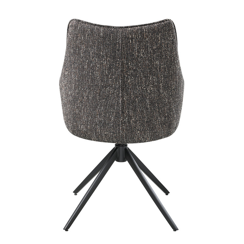 Ensemble de 2 chaises d'appoint Malika Chenille
