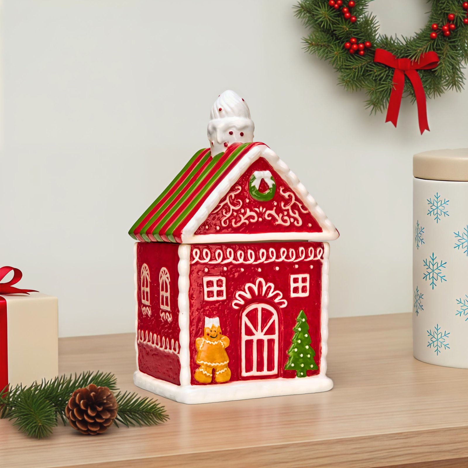 Gingerbread House Cookie Jar