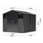 Kemmerer 8ft. 1 in. W x 8ft. 6 in. D Metal Shiplap Apex Garden Shed
