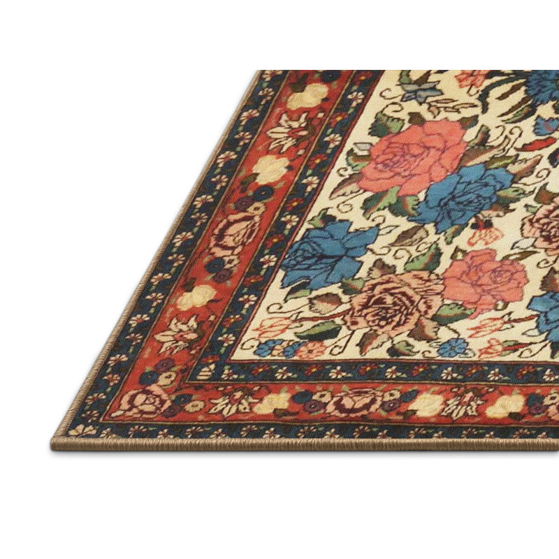 Abri Floral Indoor Rug, Rectangle 3' x 5'
