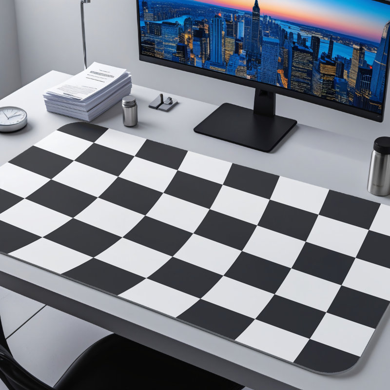 Polyester Desk Pad, 14.4x12.1