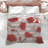 Red Peonies Arrangement Comforter-128700523