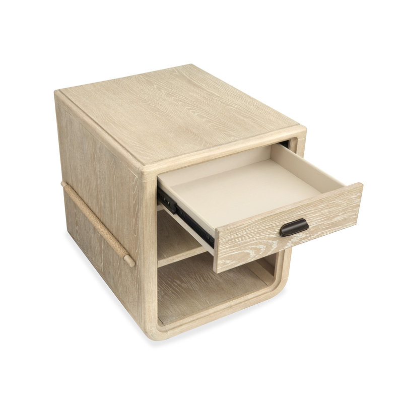 Regulski Chairside End Table, Beige