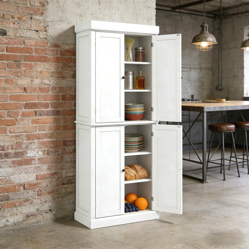 Armoire de rangement autoportante pour garde-manger