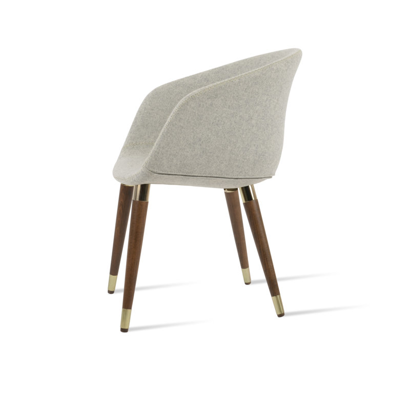 Fauteuil Tribeca GZ, Laine argentée