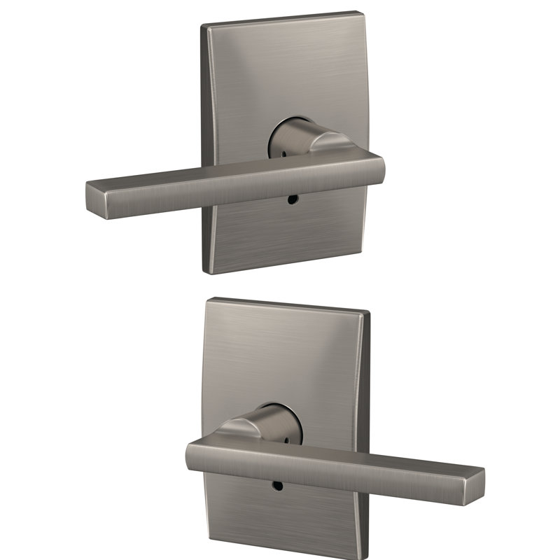 Levier Latitude personnalisé Latitude avec garniture Century, Nickel satiné