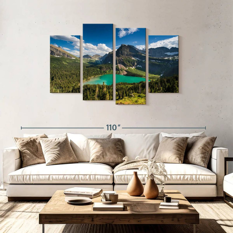 Brise matinale du lac Alvord Grinnell, H 48 po x l 75 po