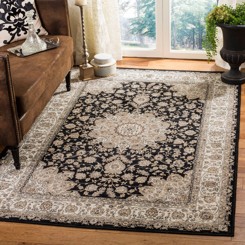 Tapis en viscose Carolus, Rectangle 5 pi 3 po x 7 pi 7 po