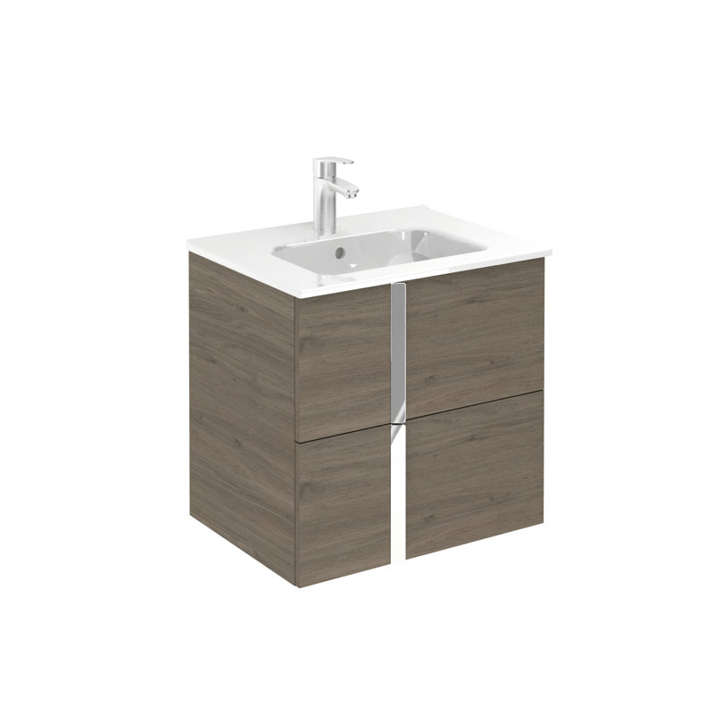 Ysabela 24'' Single Bathroom Vanity with Ceramic Top