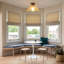1- Light Rattan Flush Mount