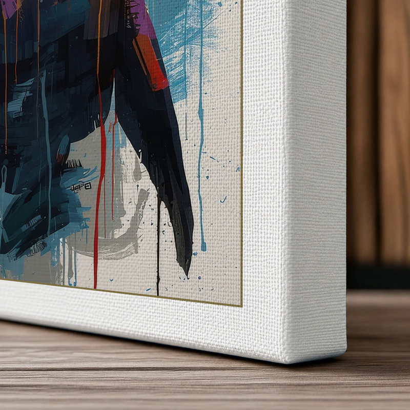 Seal in Autumn Light Coastal 1 Piece Wrapped Canvas Wall Art, 30x20 - 76.2 x 50.8 cm, White Border