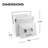 Pepsi 14-Qt Small Portable Picnic Cooler by Permasteel, White
