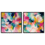 Glazed Melodies Set Canvas Set of 2 Dopamine Decor Art by 