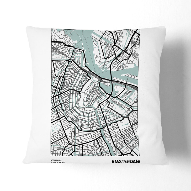 Square Cushion, 40cm H x 40cm W x 15cm D, Stone