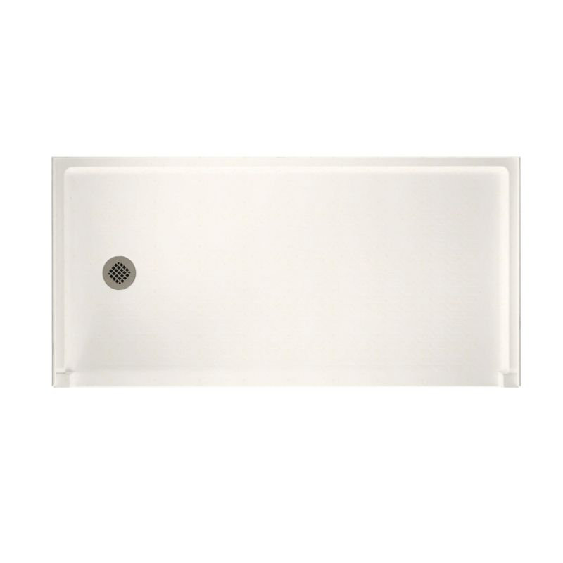30'' W 60'' D Rectangular Single Shower Base, Left-Hand, Bisque