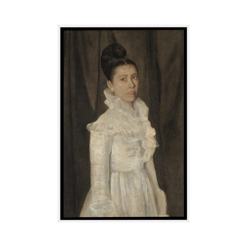 Print, 152.4 cm H x 101.6 cm W x 4.445 cm D, White
