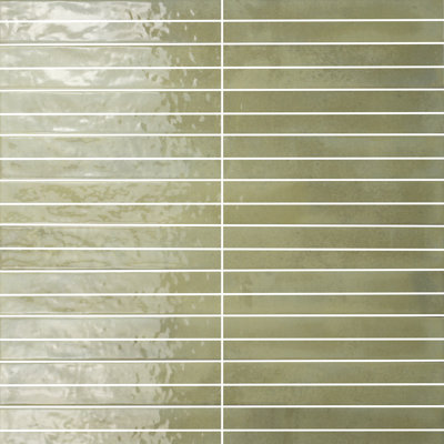 Carreau de mur en porcelaine zellige 2 po x 20 po Makalu