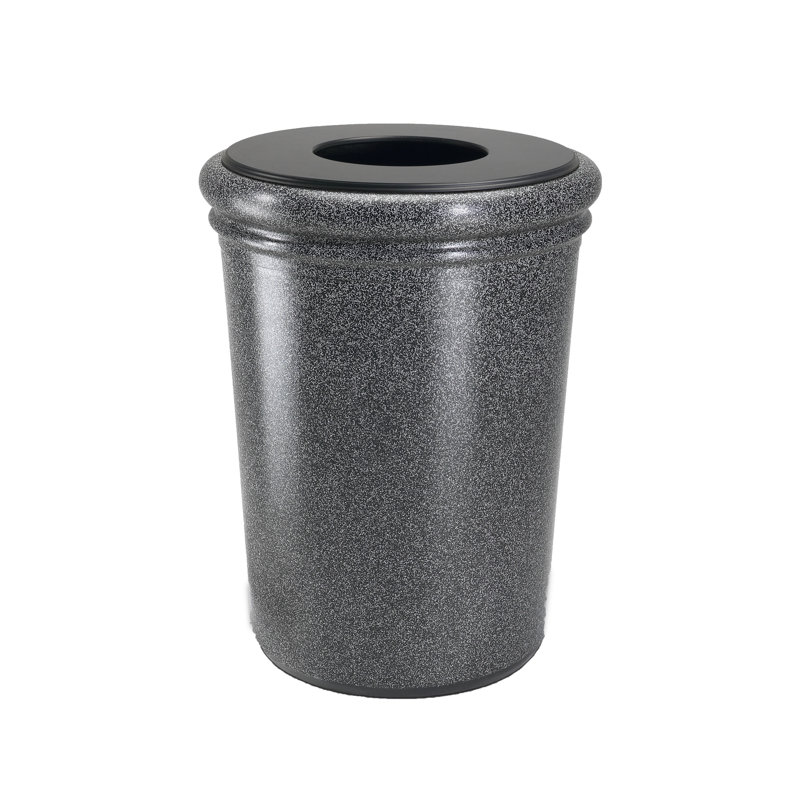 Poubelle® 50 gallons StoneTec, Pierre poivre
