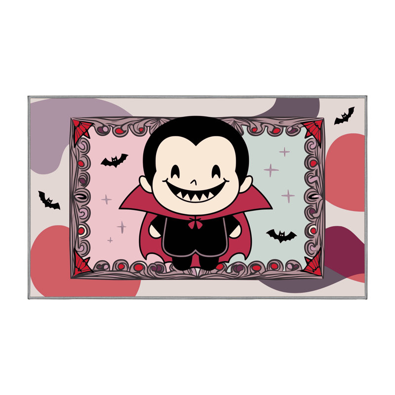 Tapis de Noël lavable The Holiday Aisle®, Rectangulaire 2 pi x 3 pi