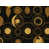 Black/Gold Abstract