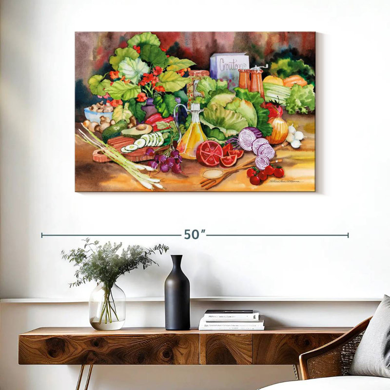 Yarlin Chili And Rose Peppers, 26" H x 39" W