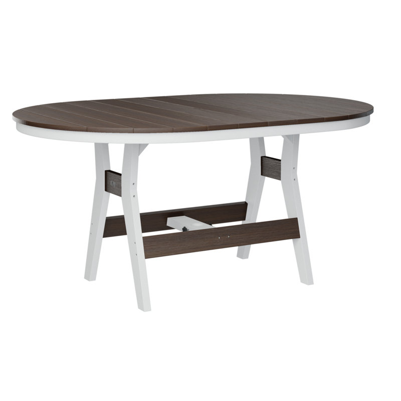 Table de salle à manger Bulger, Imbuia, H 30,37 po x l 64 po x P 44 po