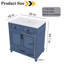 30 po Meuble-lavabo autoportant simple avec lavabo en céramique-1260176112