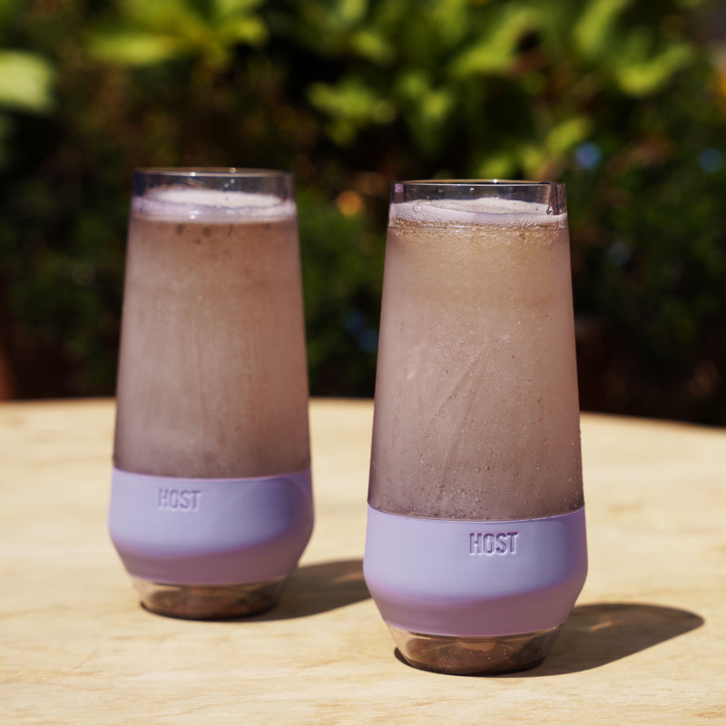 Champagne FREEZE Cooling Cups, Purple