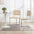 Crumley 18.1" H Mid-Century Modern Rattan Dining Chairs with Rattan Cane Backrest-667134368-662924843