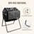 Werph Updated 43-gallon Dual-chamber Compost Bin, Fast Assembly Outdoor Composter Tumbler, Rotating Batch Composter Bin With Gloves For Garden, Kitchen, And Yard-122555724