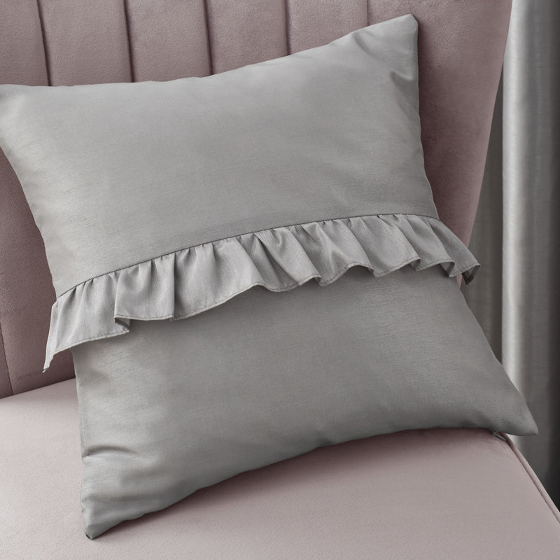 Flamenco Scatter Cushion with Filling, Silver